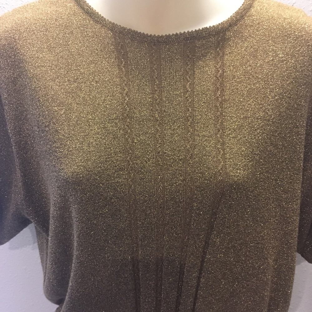 Vintage Pendleton gold cropped sweater‎ EUC - Picture 3 of 7